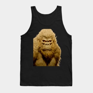 Sasquatch: Sasquatch Are Real on a dark (Knocked Out) background Tank Top